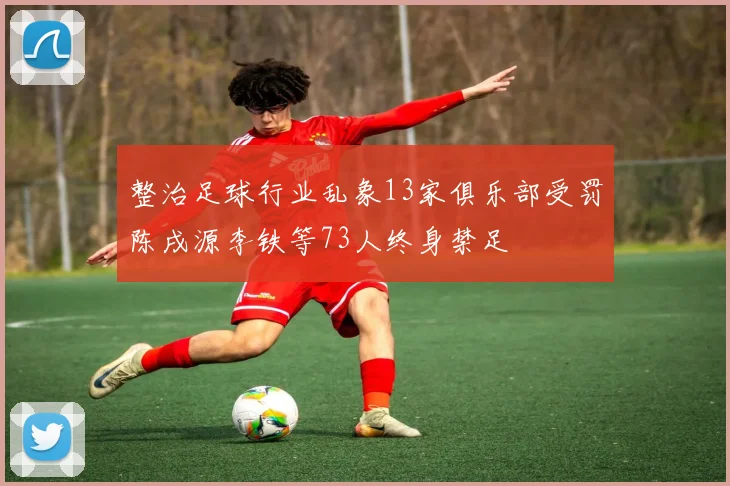 整治足球行业乱象13家俱乐部受罚陈戌源李铁等73人终身禁足