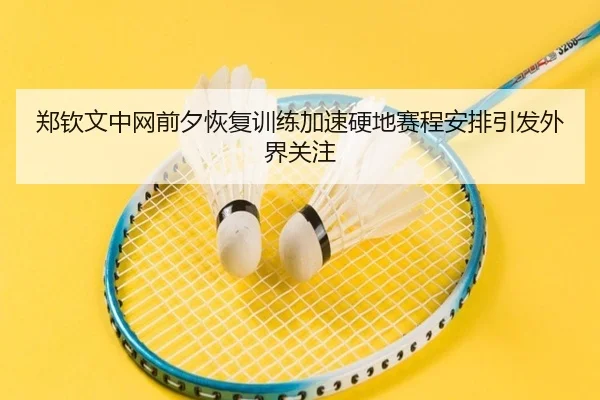 郑钦文中网前夕恢复训练加速硬地赛程安排引发外界关注 | Sports